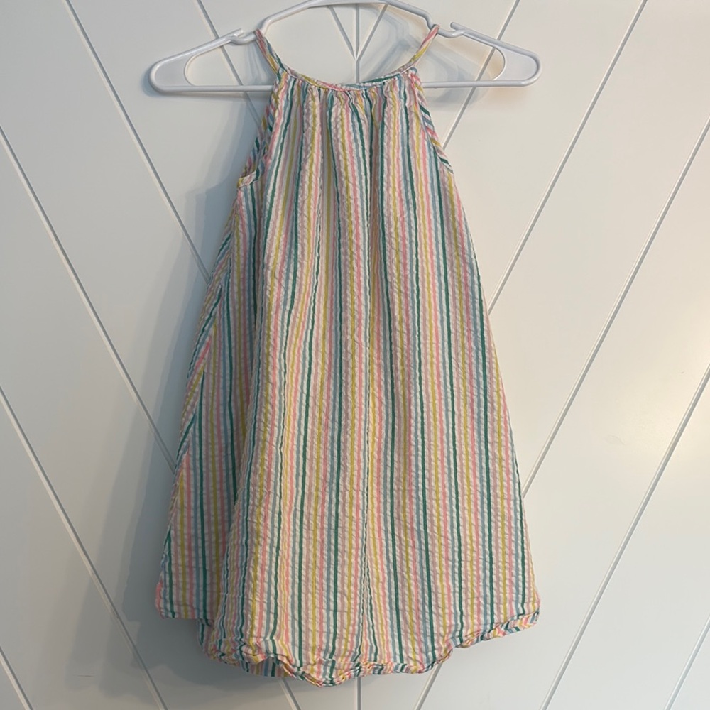 🌈 Chenault Girl Seersucker Striped Sundress – Size 10